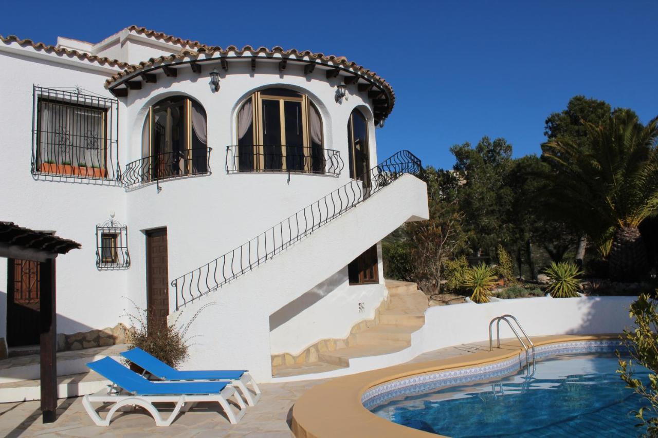 La Madrugada - Luxury Moraira Villa With Sea Views And Private Heated Pool 外观 照片