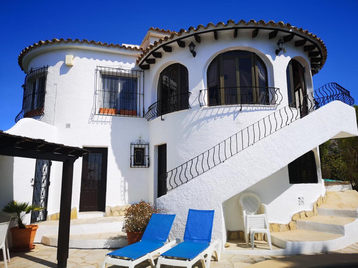 La Madrugada - Luxury Moraira Villa With Sea Views And Private Heated Pool 外观 照片