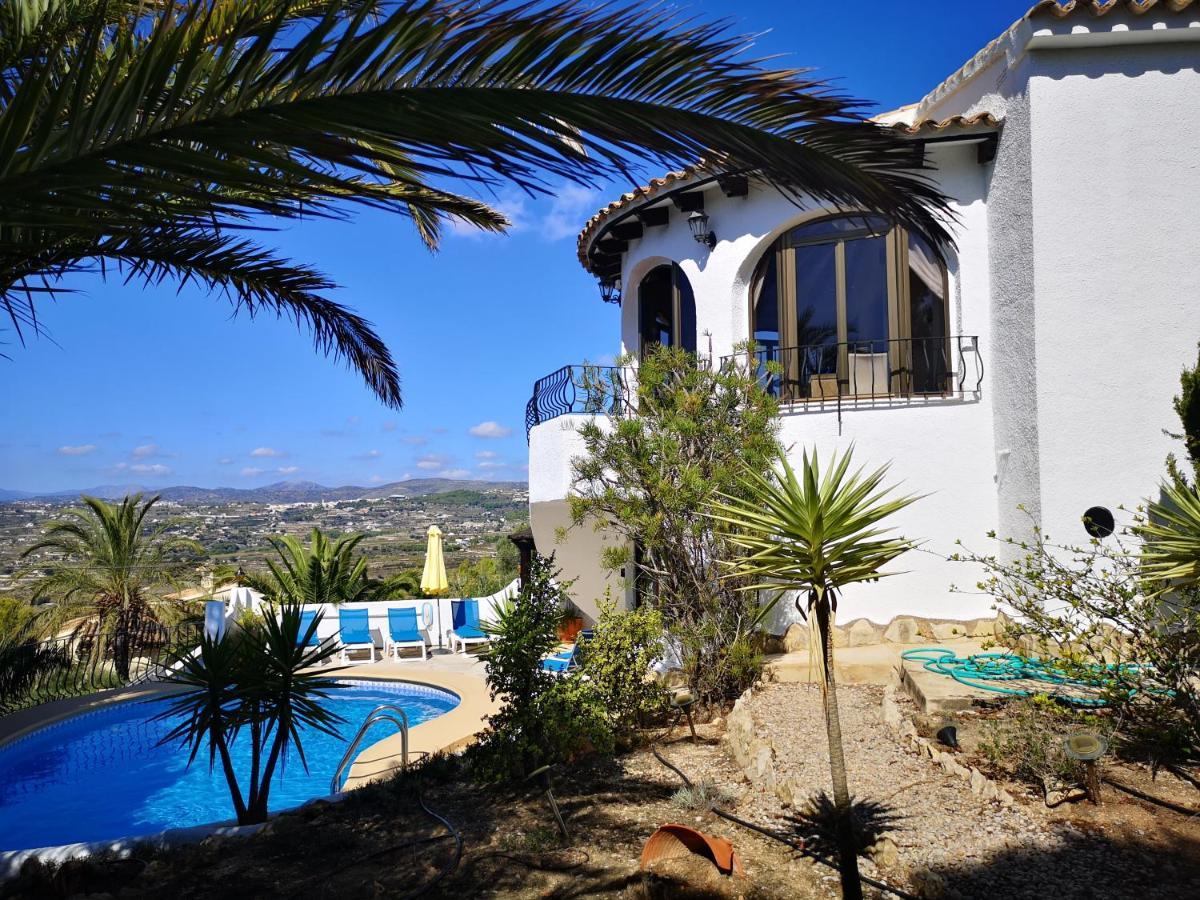 La Madrugada - Luxury Moraira Villa With Sea Views And Private Heated Pool 外观 照片