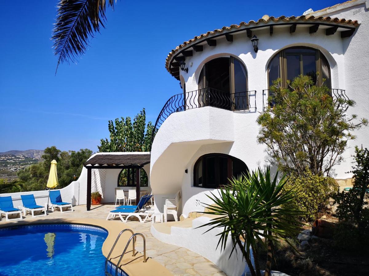 La Madrugada - Luxury Moraira Villa With Sea Views And Private Heated Pool 外观 照片