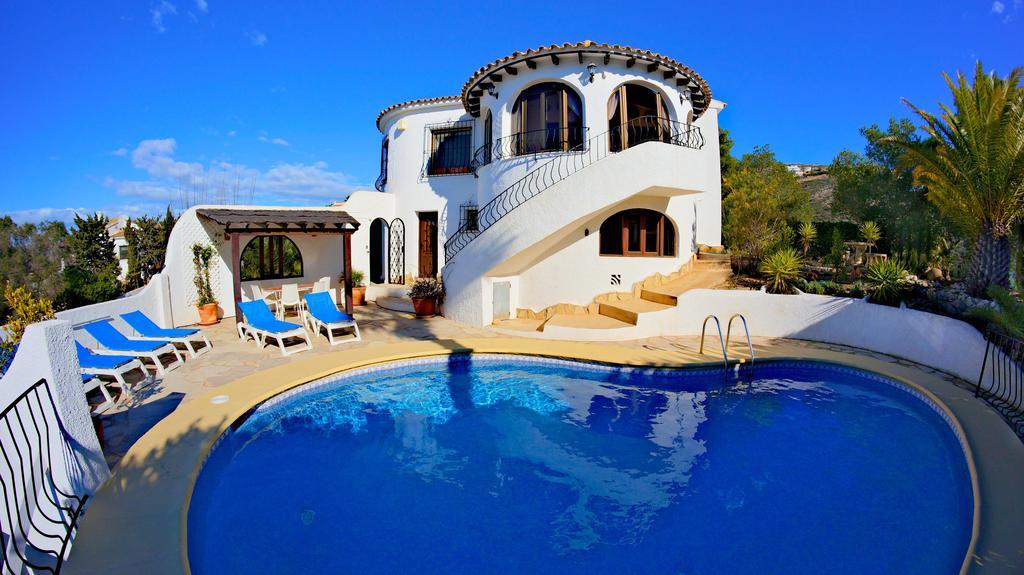 La Madrugada - Luxury Moraira Villa With Sea Views And Private Heated Pool 外观 照片